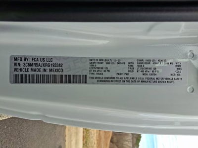 2024 RAM 2500 Tradesman Regular Cab 4x4 8' Box