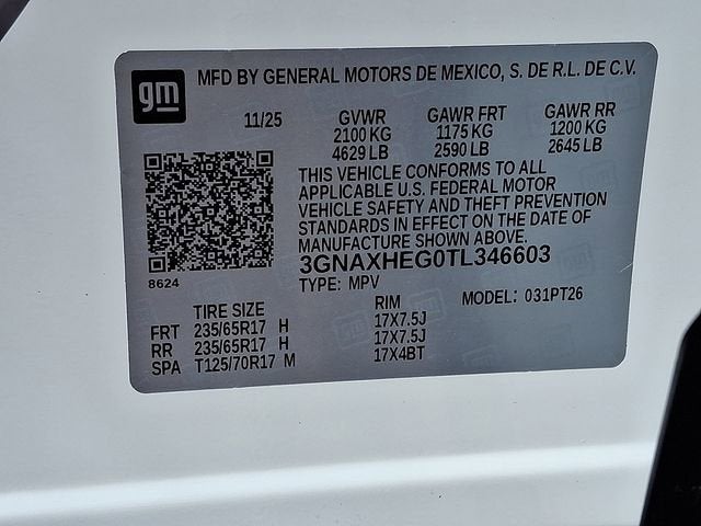 2026 Chevrolet Equinox LT