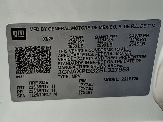 2025 Chevrolet Equinox LT
