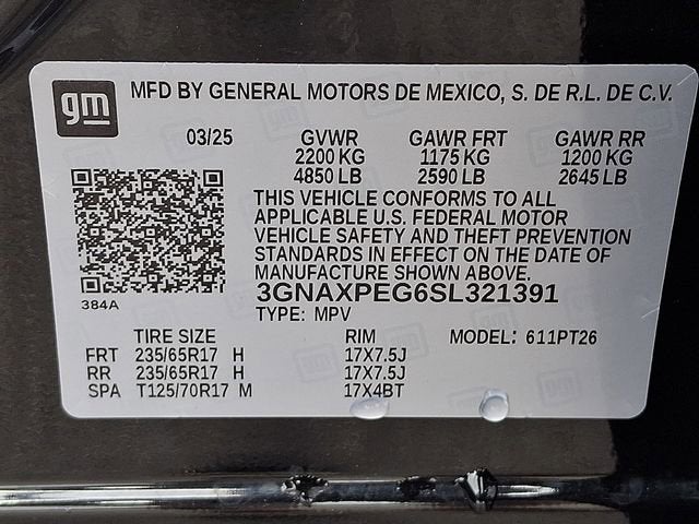 2025 Chevrolet Equinox LT