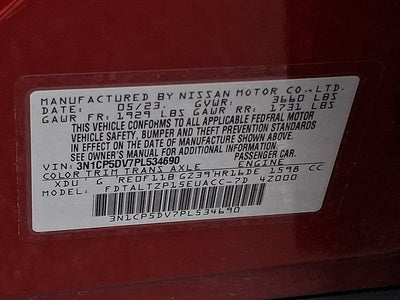 2023 Nissan Kicks SR Xtronic CVT
