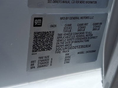 2026 Chevrolet Silverado 1500 LTZ