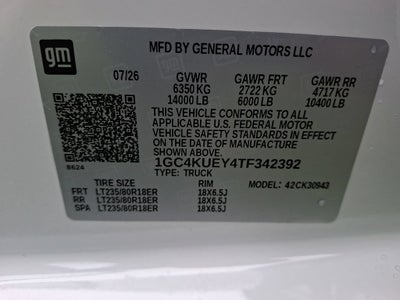 2026 Chevrolet Silverado 3500 HD LTZ DRW