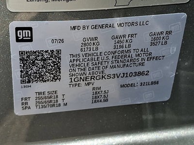 2027 Chevrolet Traverse LT