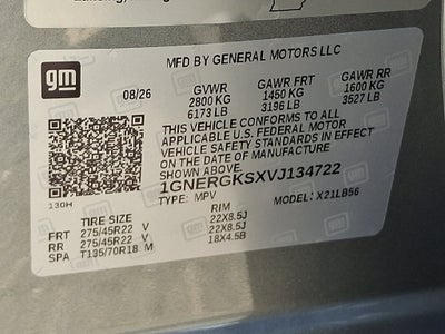 2027 Chevrolet Traverse LT