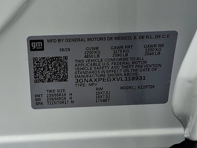 2027 Chevrolet Equinox AWD LT