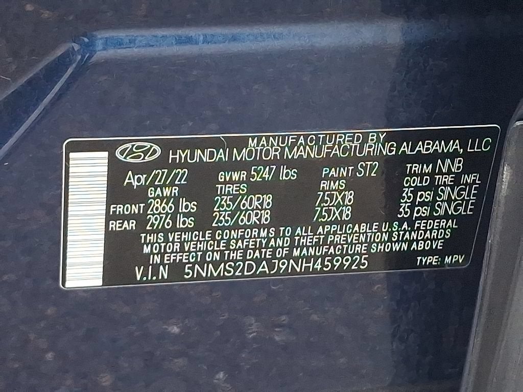 2022 Hyundai Santa Fe SEL