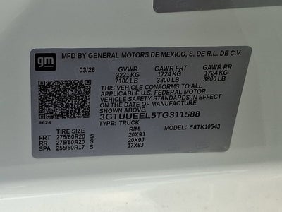 2026 GMC Sierra 1500 AT4
