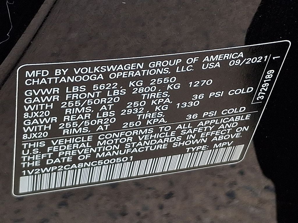 2022 Volkswagen Atlas 2.0T SE w/Technology