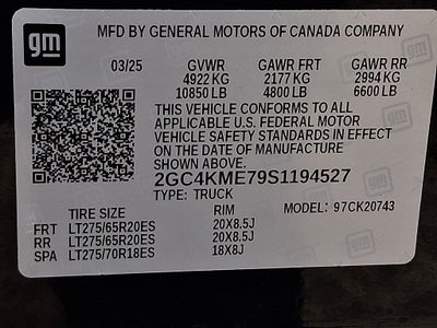 2025 Chevrolet Silverado 2500HD Custom