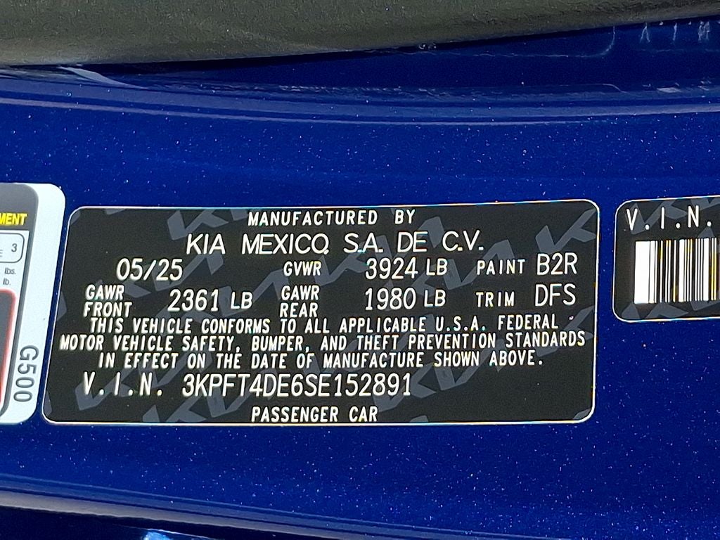 2025 Kia K4 LXS
