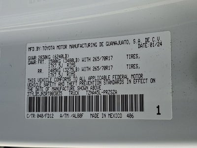 2024 Toyota Tacoma Limited