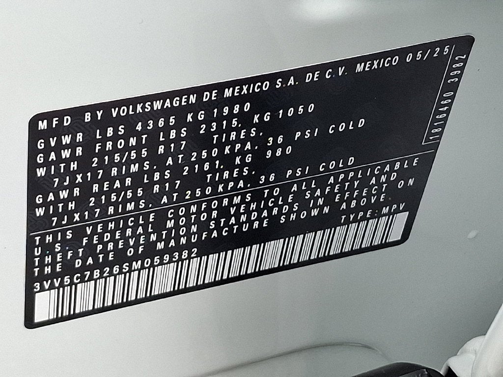 2025 Volkswagen Taos 1.5T S