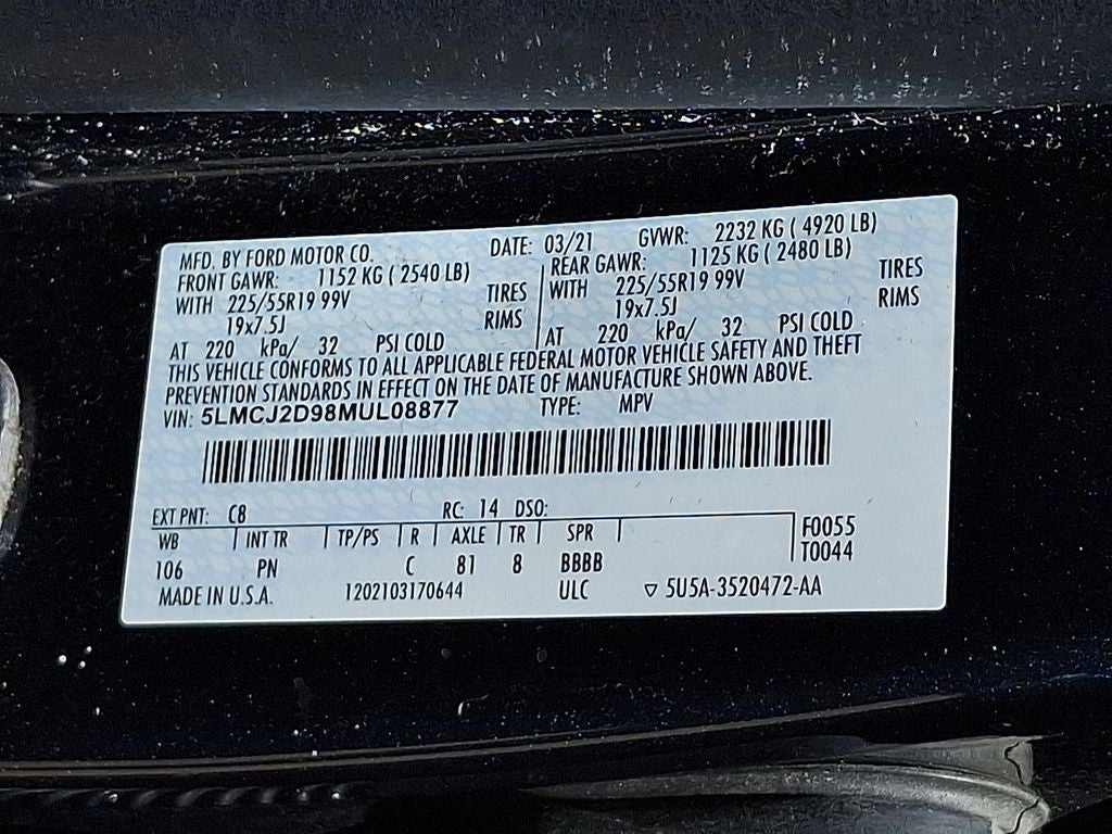 2021 Lincoln Corsair Reserve