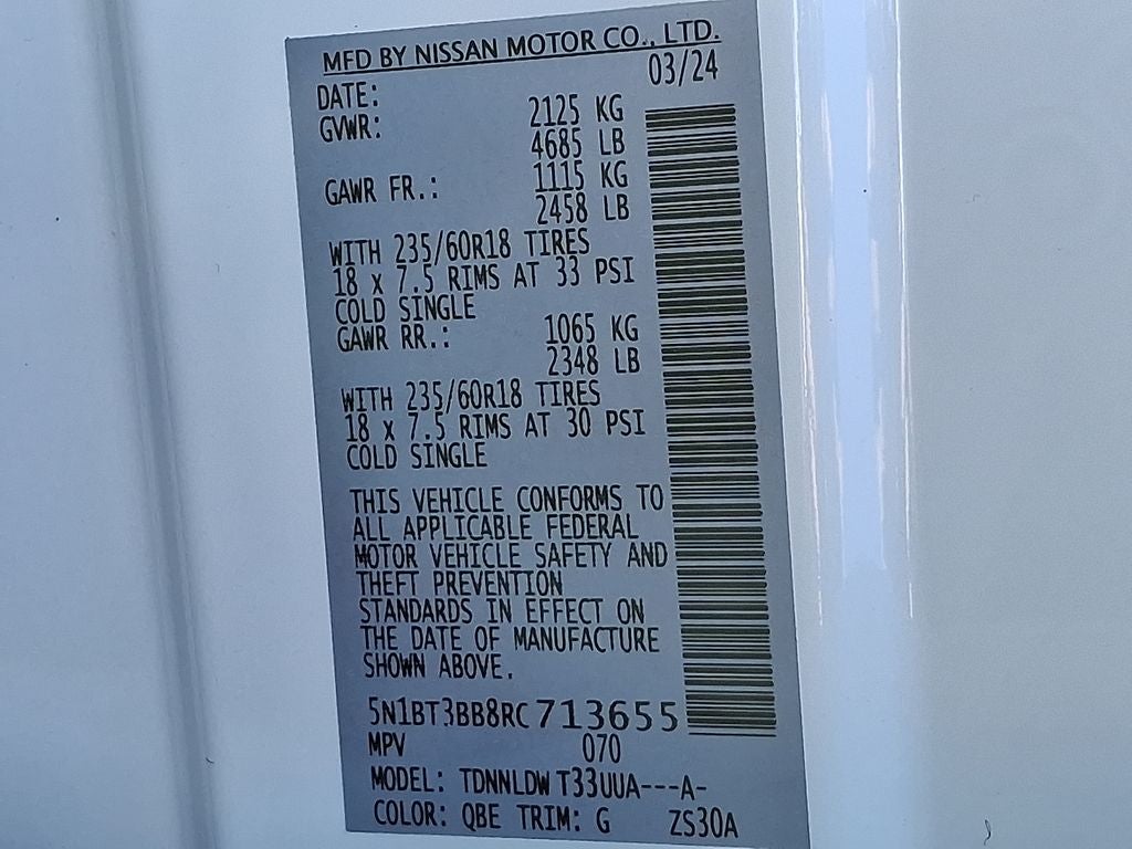 2024 Nissan Rogue SV