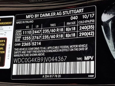 2018 Mercedes-Benz GLC GLC 300 4MATIC®