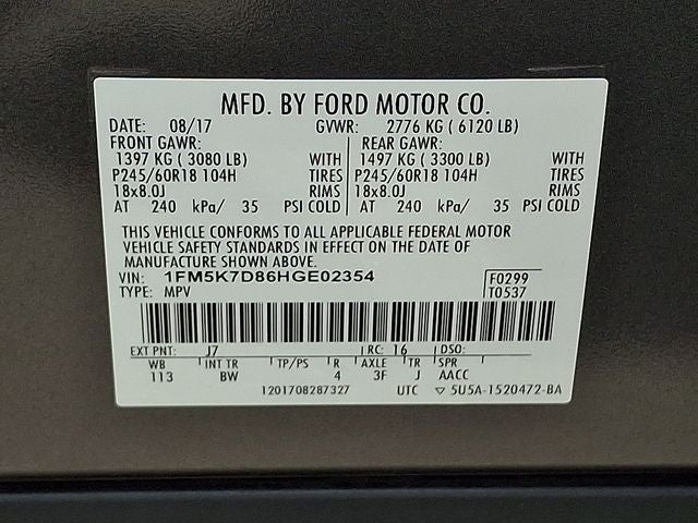 2017 Ford Explorer XLT