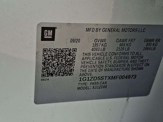 2021 Chevrolet Malibu FWD LT