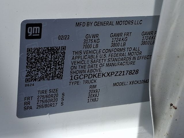 2023 Chevrolet Silverado 1500 4WD Crew Cab Short Bed LT with 2FL