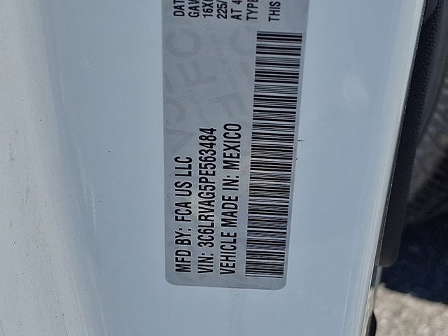 2023 RAM ProMaster 1500 Low Roof