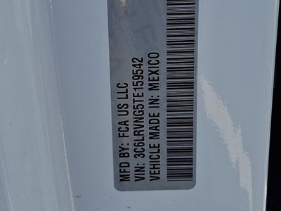 2026 RAM ProMaster 1500 RAM PROMASTER 1500 TRADESMAN CARGO VAN LOW ROOF 118' WB