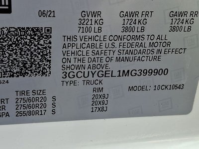 2021 Chevrolet Silverado 1500 4WD Crew Cab Short Bed LTZ