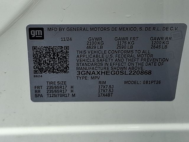 2025 Chevrolet Equinox FWD LT