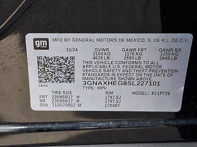 2025 Chevrolet Equinox FWD LT
