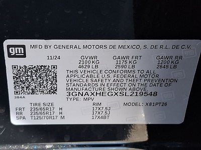 2025 Chevrolet Equinox FWD LT